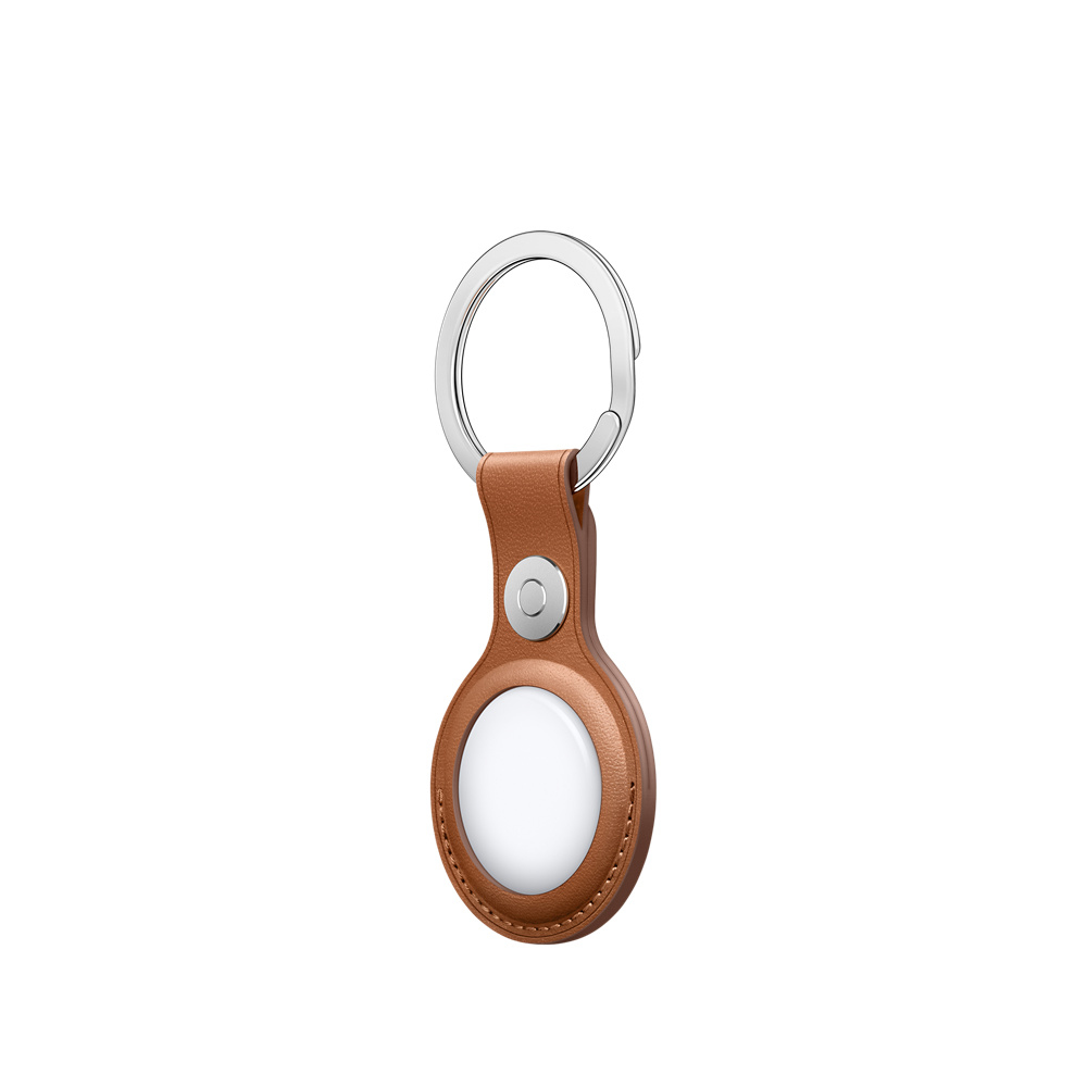 Un porte-clef AirTag haut de gamme et une housse Siri Remote en cuir chez  Noreve