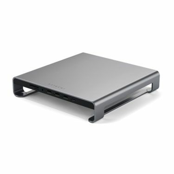 Support iMac avec hub type C Satechi space grey