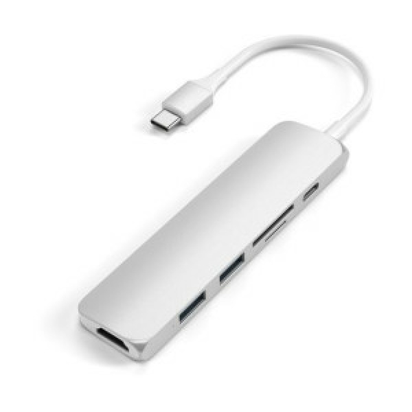 Hub Satechi USB-C simple port silver