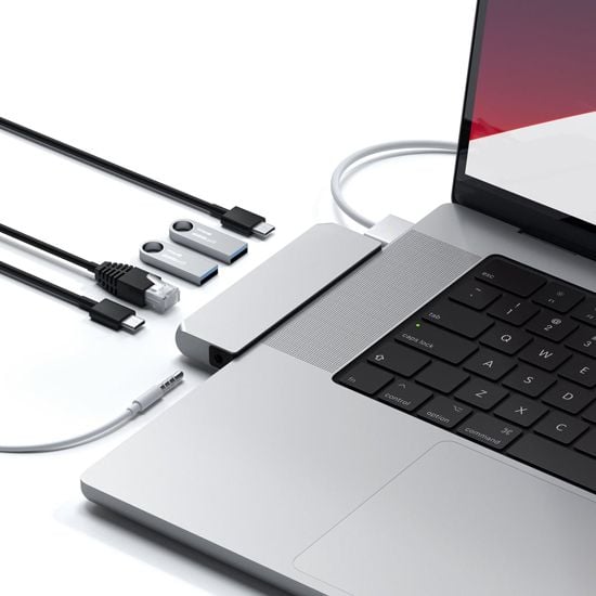 Hub mini pour M1Pro/Max Satechi Silver – Image 3