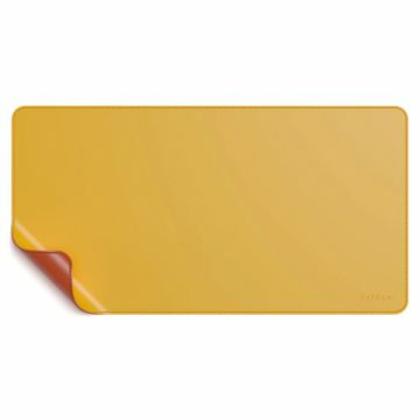 Tapis de souris cuir Satechi jaune/orange