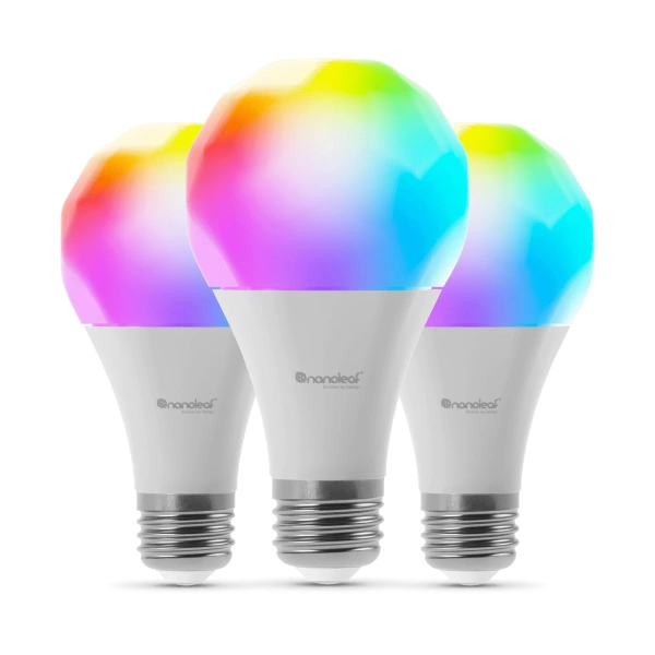Pack de 3 ampoules RGB intelligentes Nanoleaf – Image 2