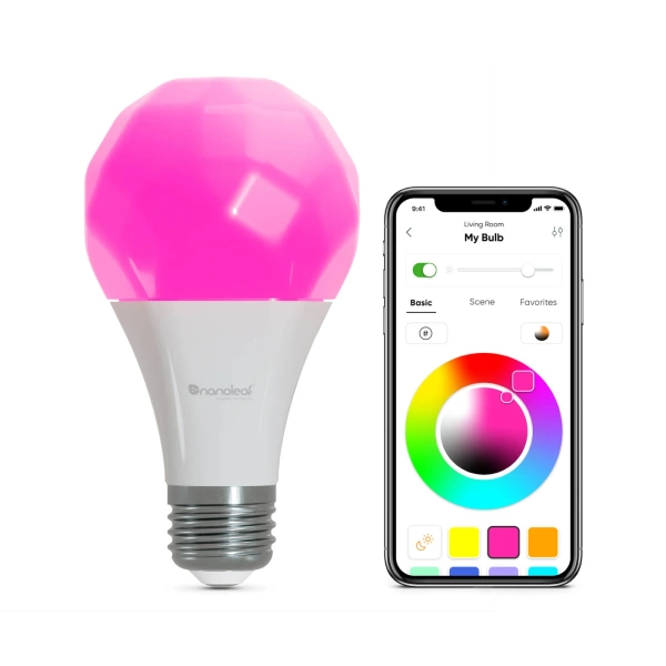 Pack de 3 ampoules RGB intelligentes Nanoleaf – Image 3