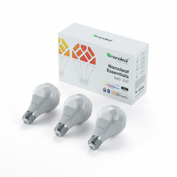 Pack de 3 ampoules RGB intelligentes Nanoleaf