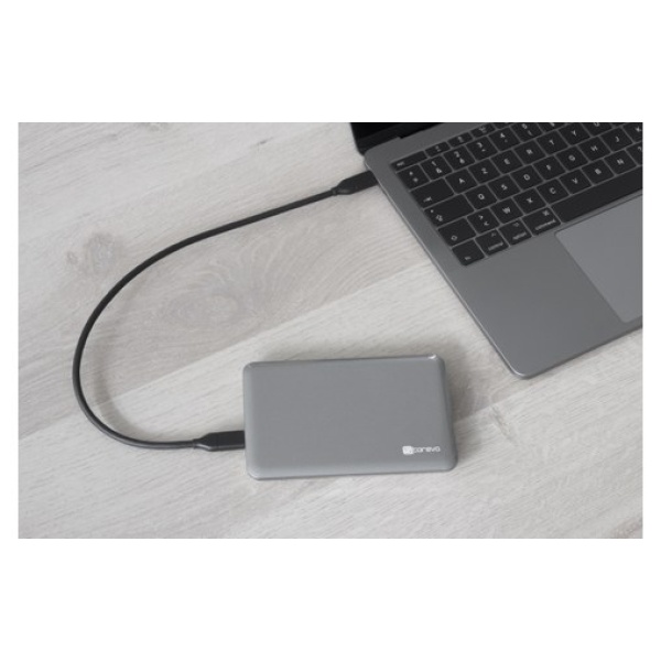 Boitier externe disque dur Xslim USB-C et USB Storeva Space Grey – Image 4