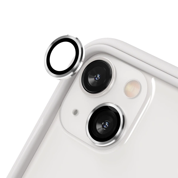 Lentilles de protection iPhone 14 / Plus Rhinoshield argent