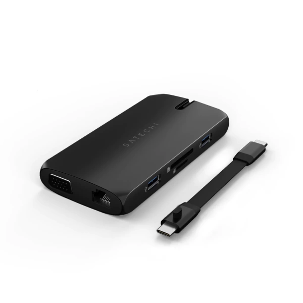 Hub USB-C multiports on the go Satechi noir