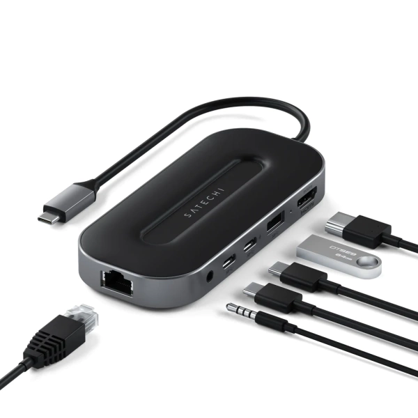 Hub multiports 6 en 1 Satechi Noir – Image 3