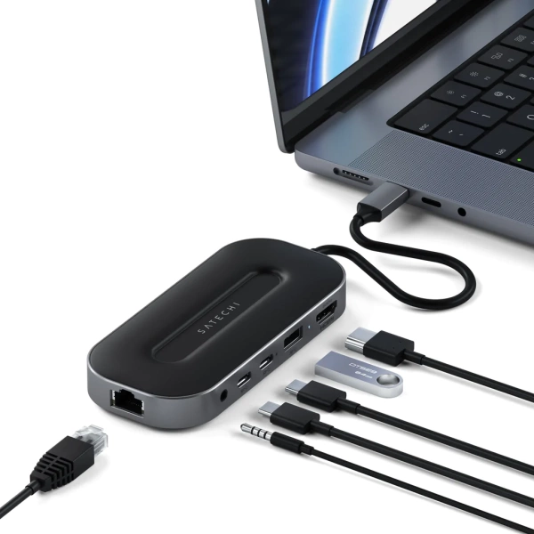 Hub multiports 6 en 1 Satechi Noir – Image 4