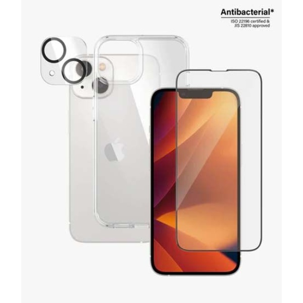 Coque 3 en 1 iPhone 14 Panzer transparente