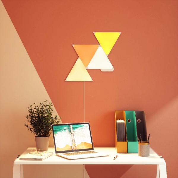 Panneaux LED triangles Starter Pack 4 pièces Nanoleaf – Image 2