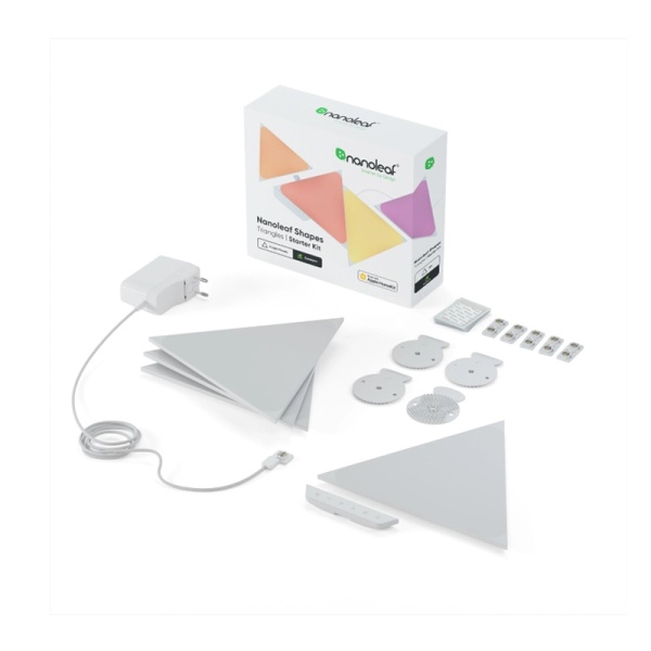 Panneaux LED triangles Starter Pack 4 pièces Nanoleaf