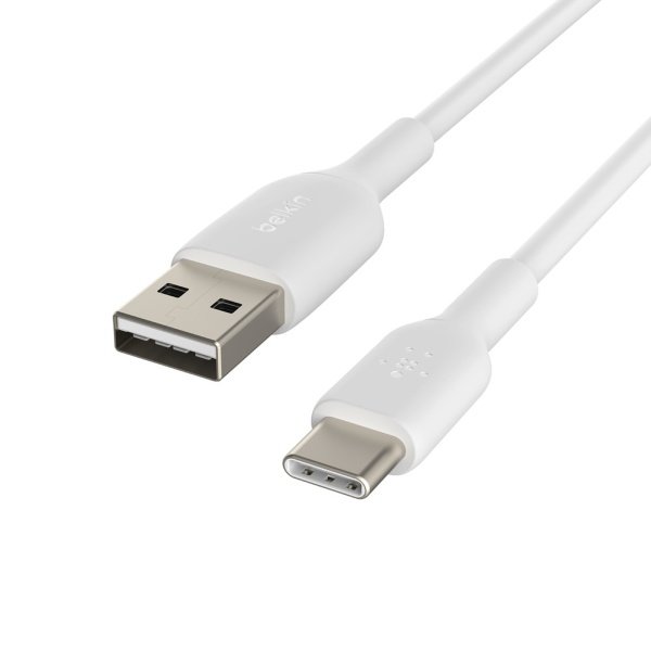 Câble USB-A vers USB-C 1M Belkin blanc – Image 4
