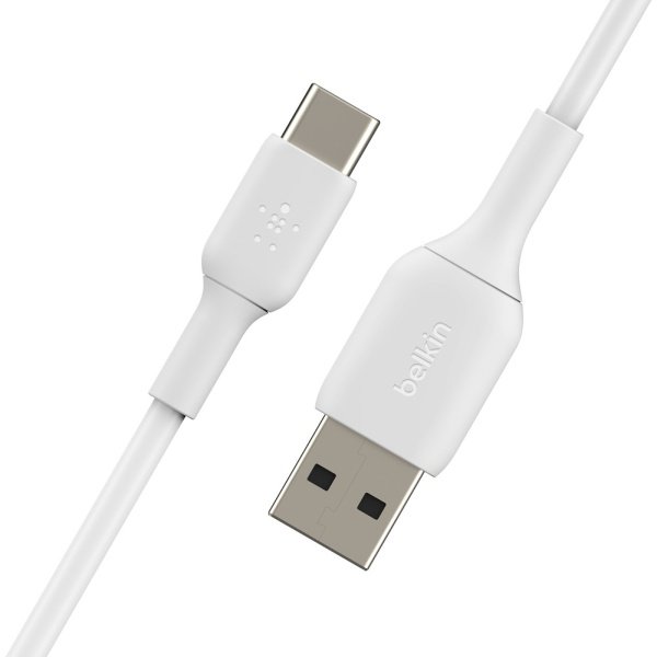 Câble USB-A vers USB-C 1M Belkin blanc – Image 3