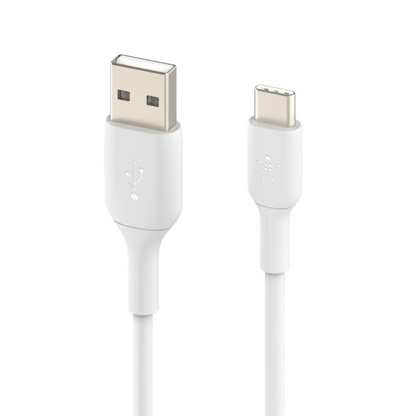 Câble USB-A vers USB-C 1M Belkin blanc – Image 2