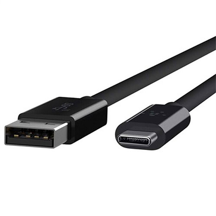 Câble USB-C vers USB-A 3.1 Noir 10GBIT/S Belkin – Image 2